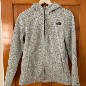 The North Face hooded fleece. Size Medium